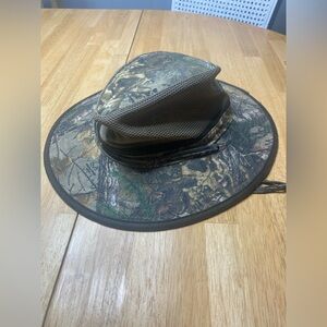 Dorfman Pacific Camo Hunting Sun Hat Mesh OSFA